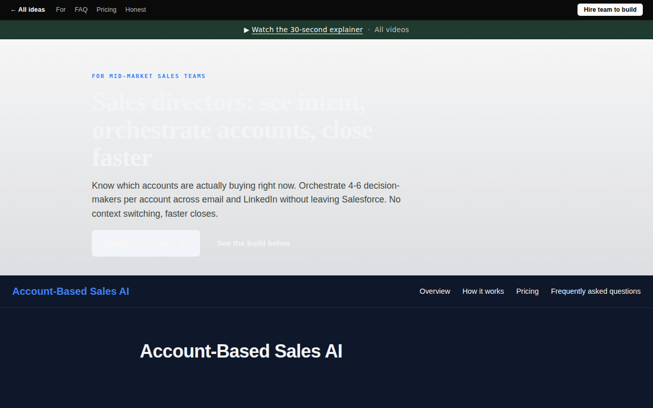 Account-Based Sales AI