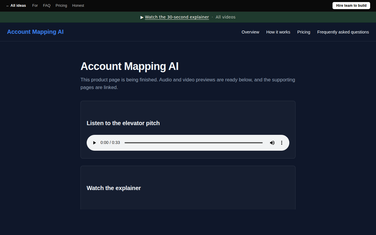 Account Mapping AI