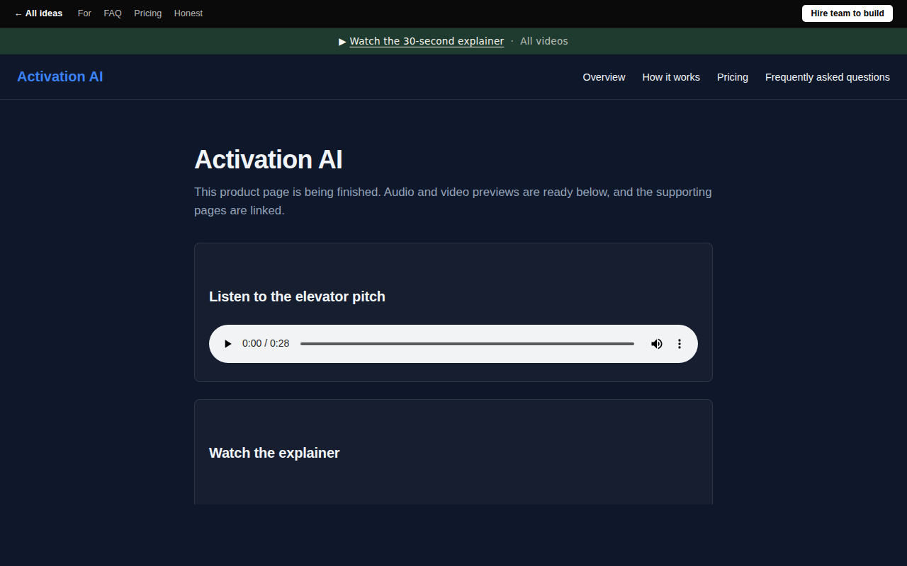 Activation AI