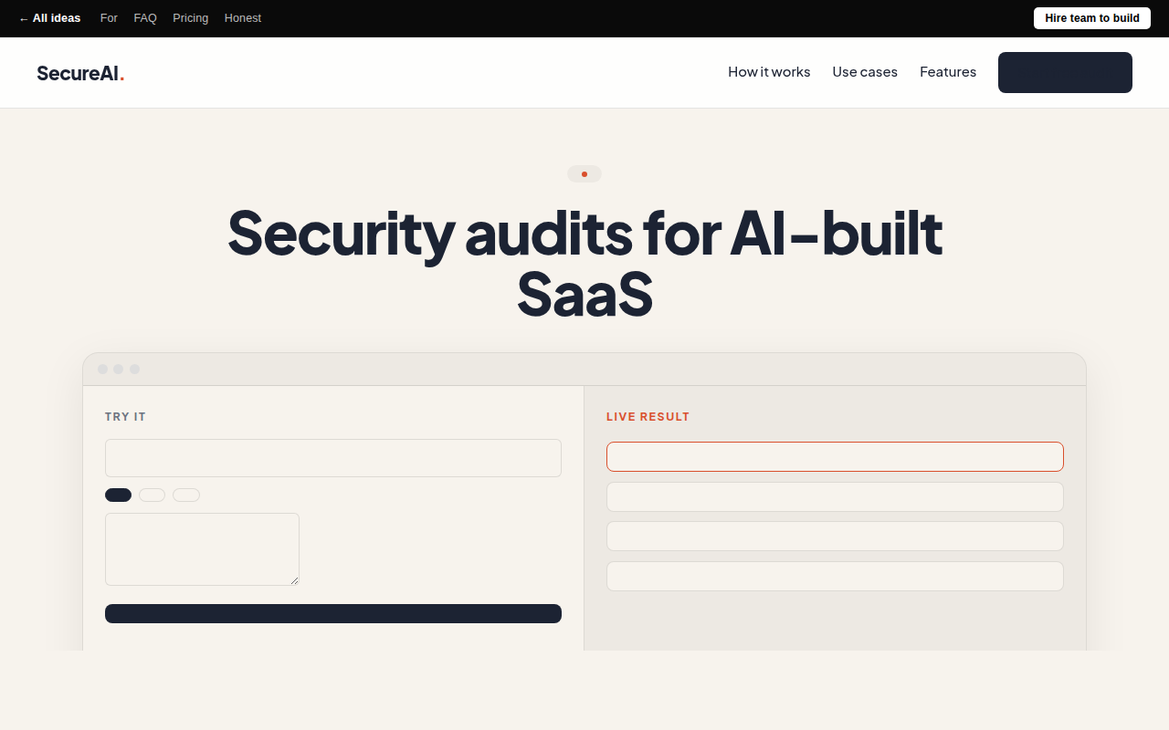ai-built-saas-security-audit