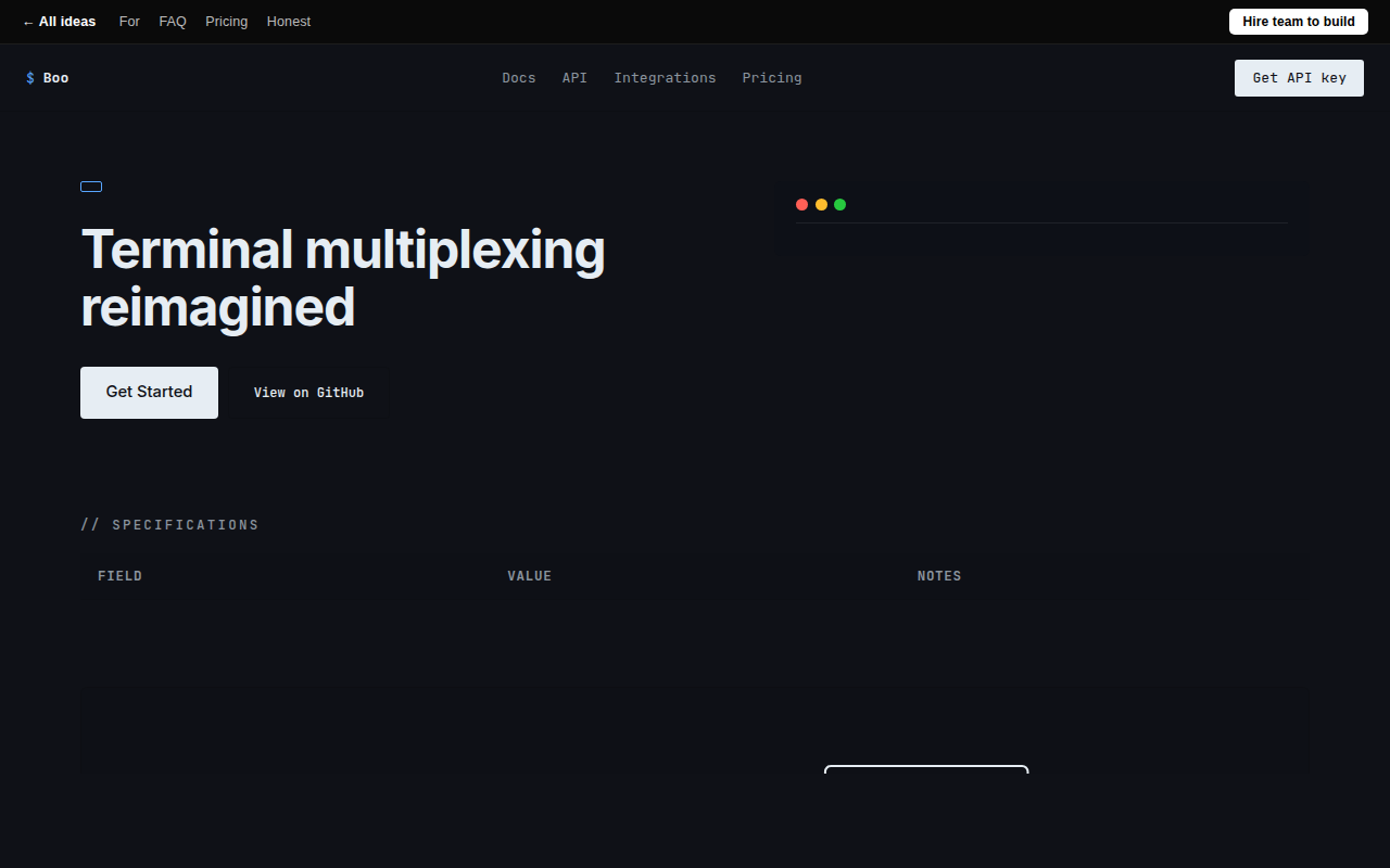 boo-terminal-multiplexer