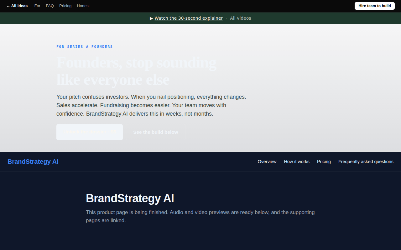 BrandStrategy AI