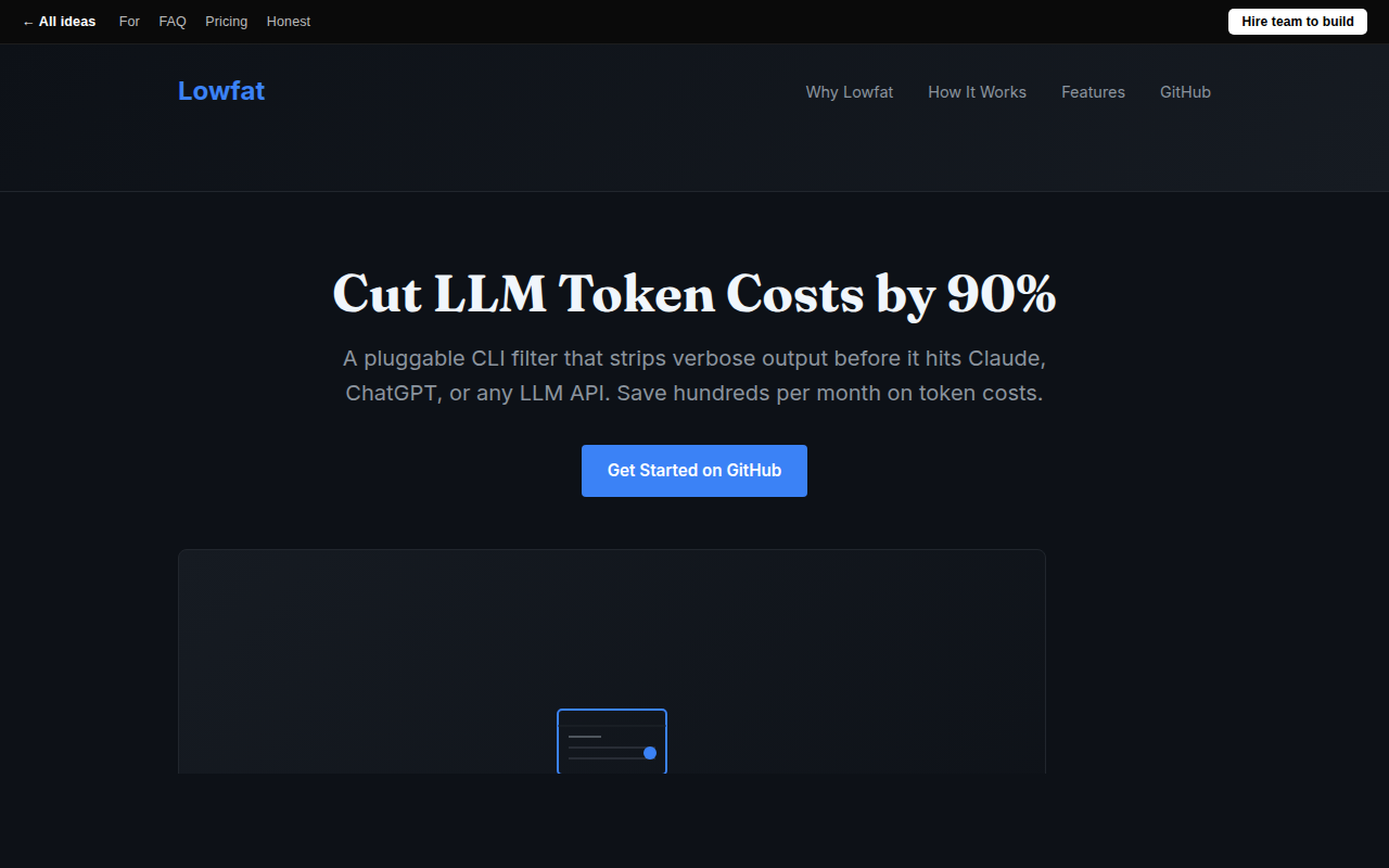 commercialize-lowfat-a-pluggable-cli-filter-that-s