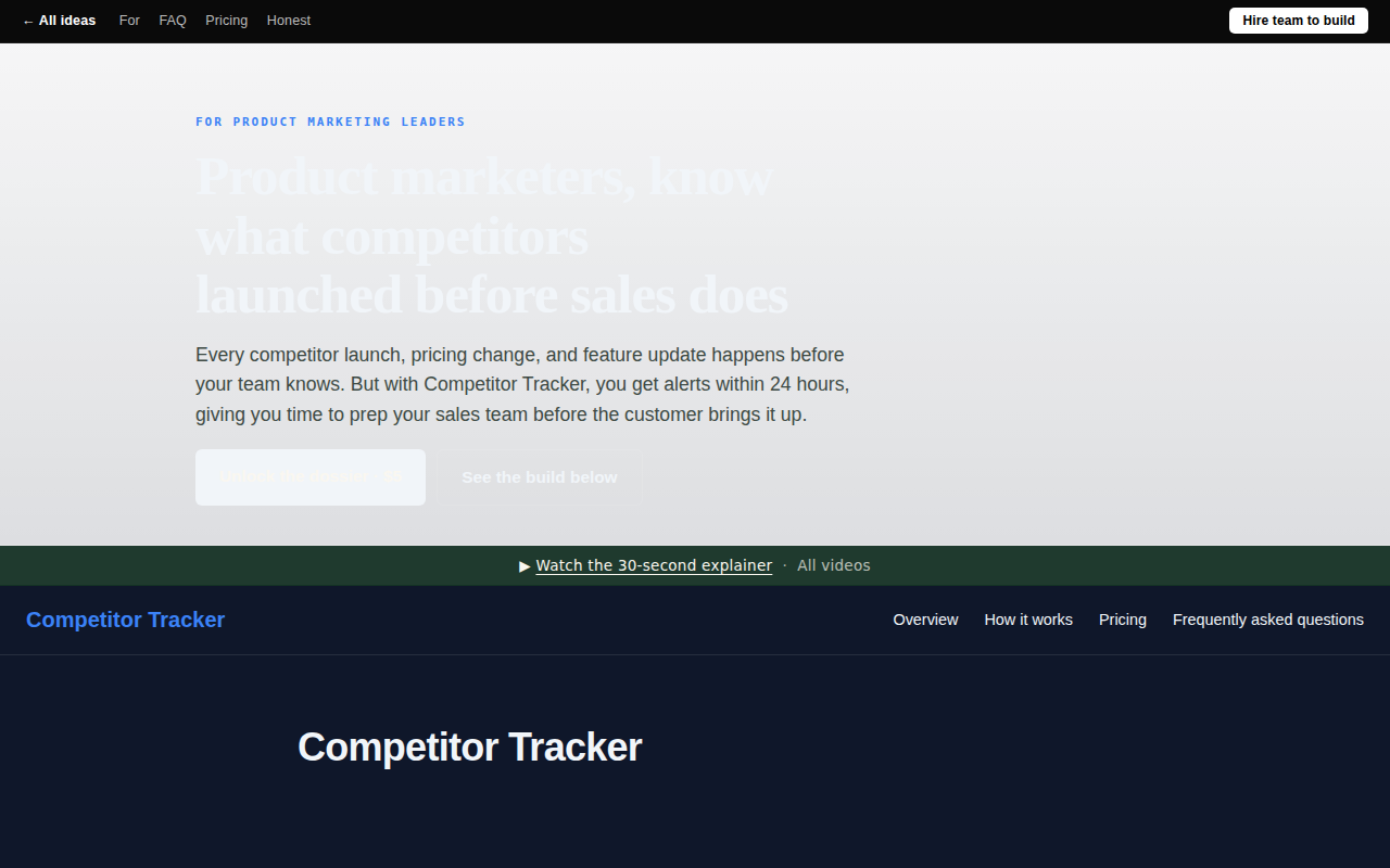 Competitor Tracker