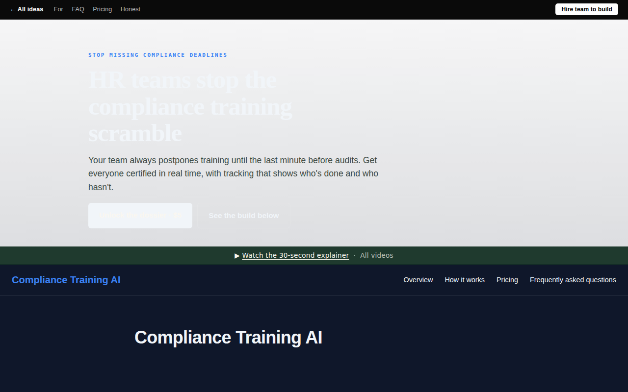 Compliance Training AI