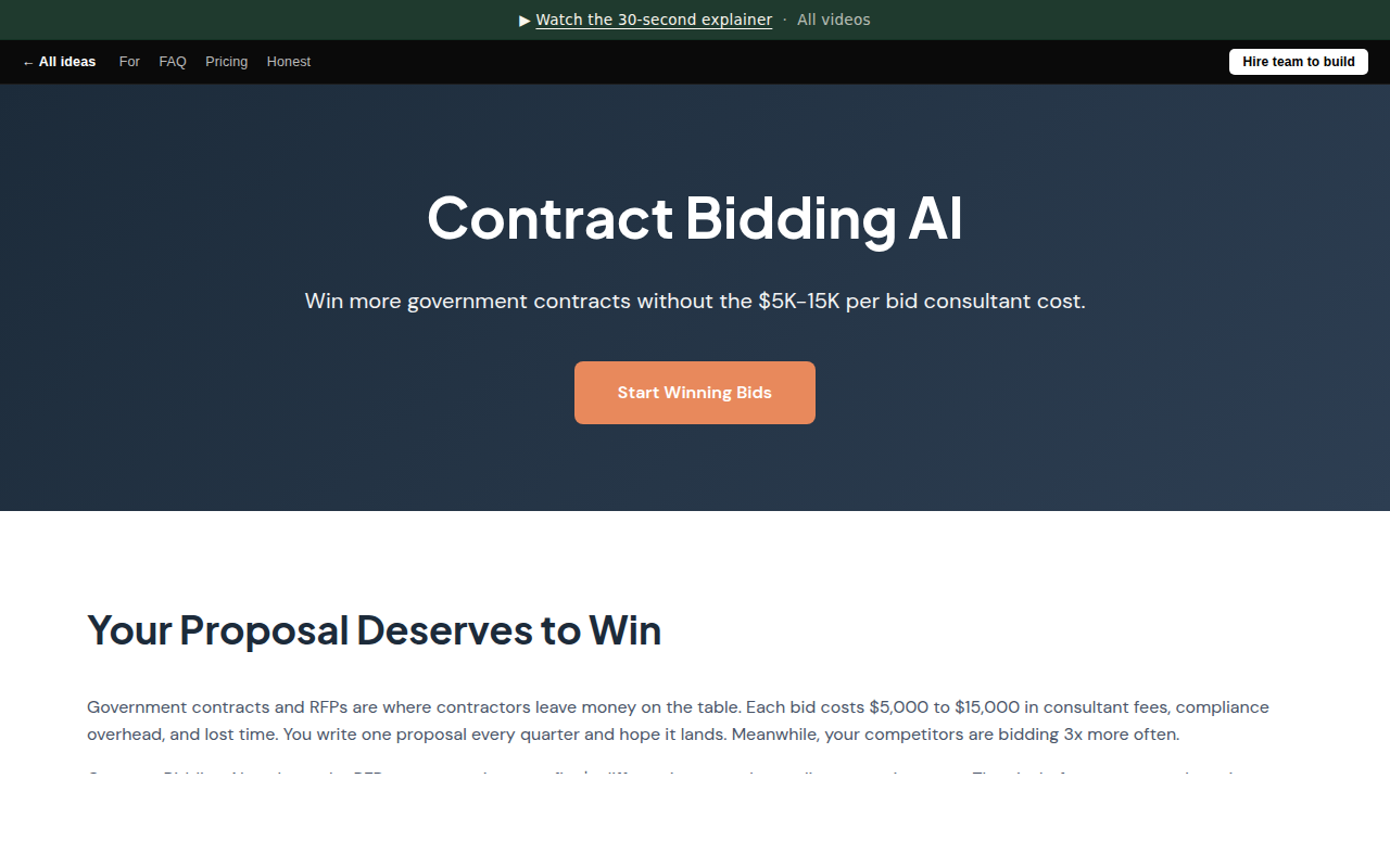 Contract Bidding AI