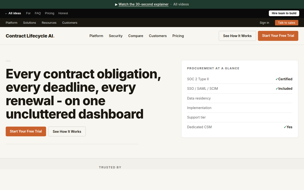 Contract Lifecycle AI