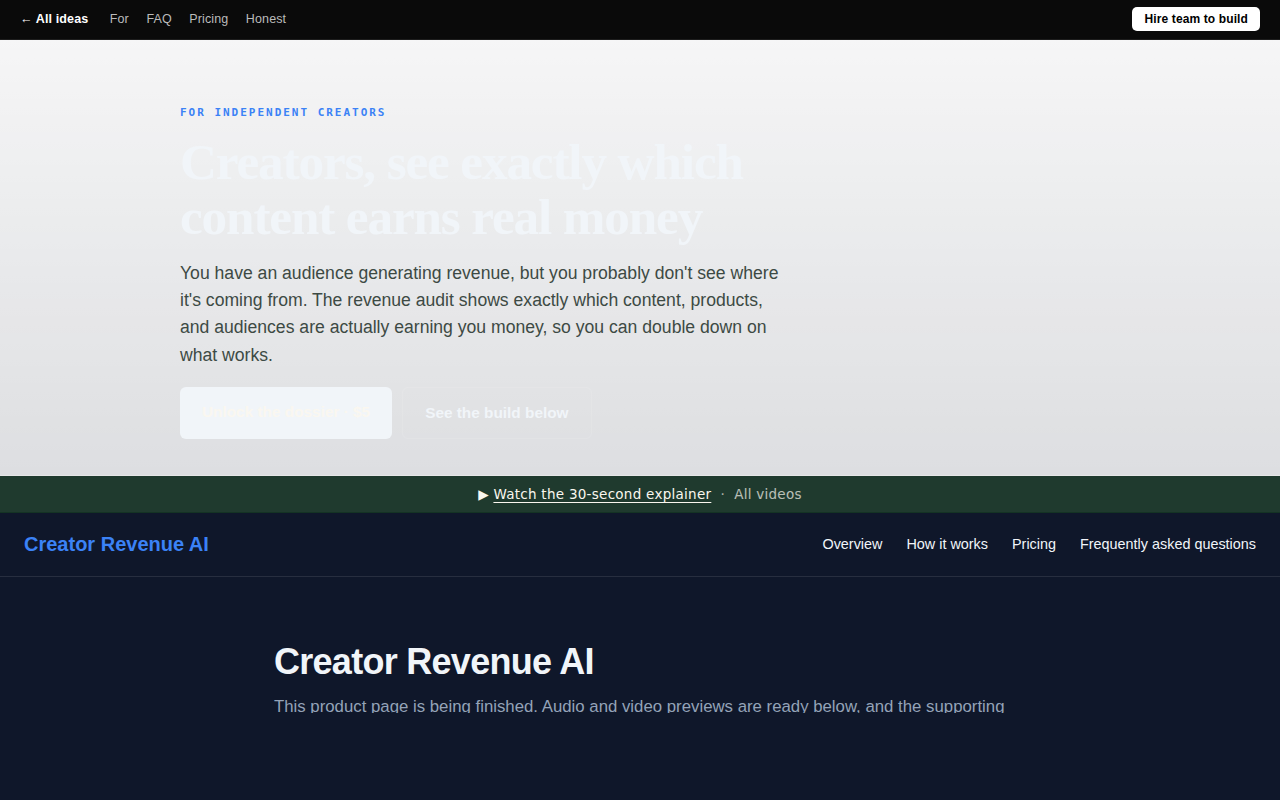 Creator Revenue AI