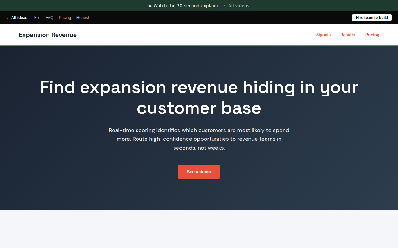 Customer Expansion Revenue Maximizer