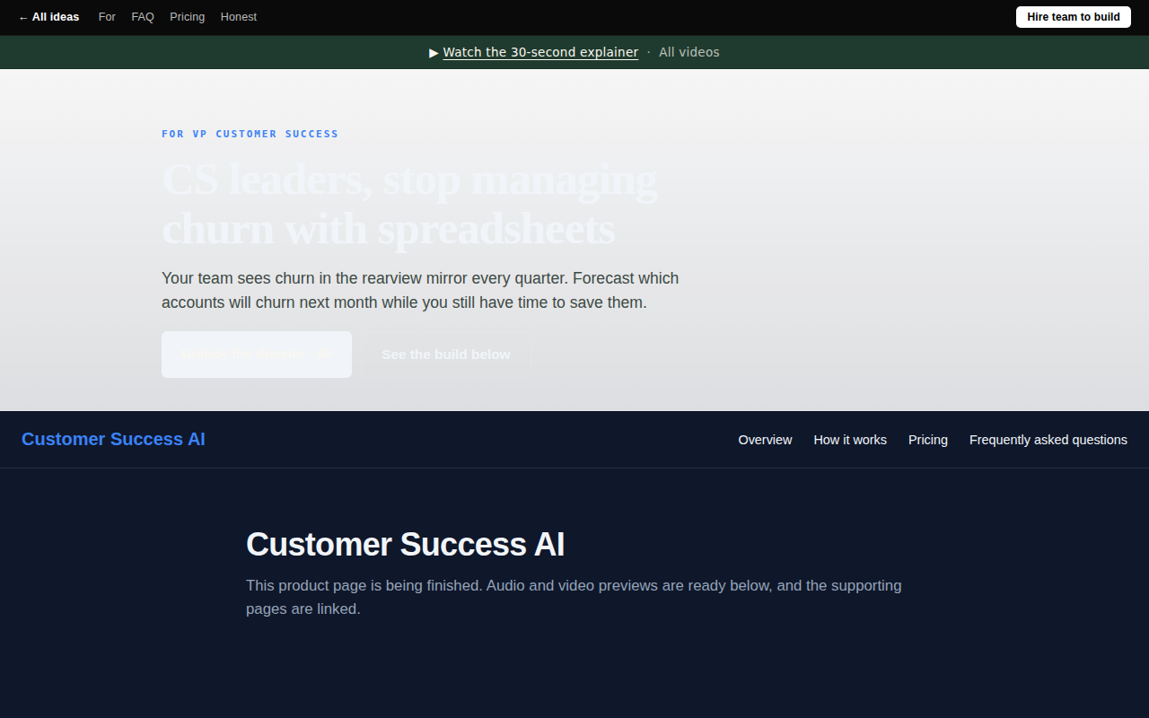 Customer Success AI