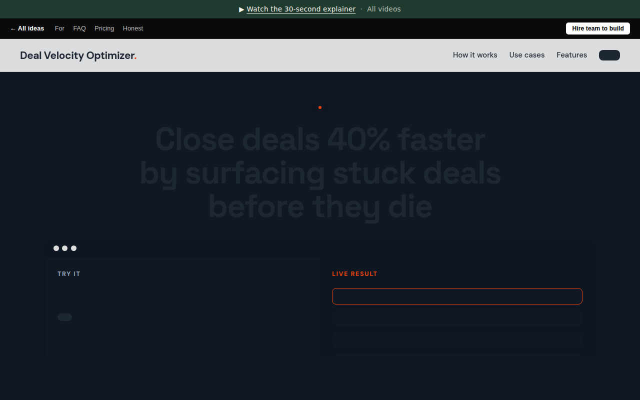 Deal Velocity Optimizer
