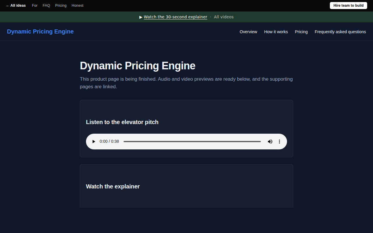 Dynamic Pricing Engine