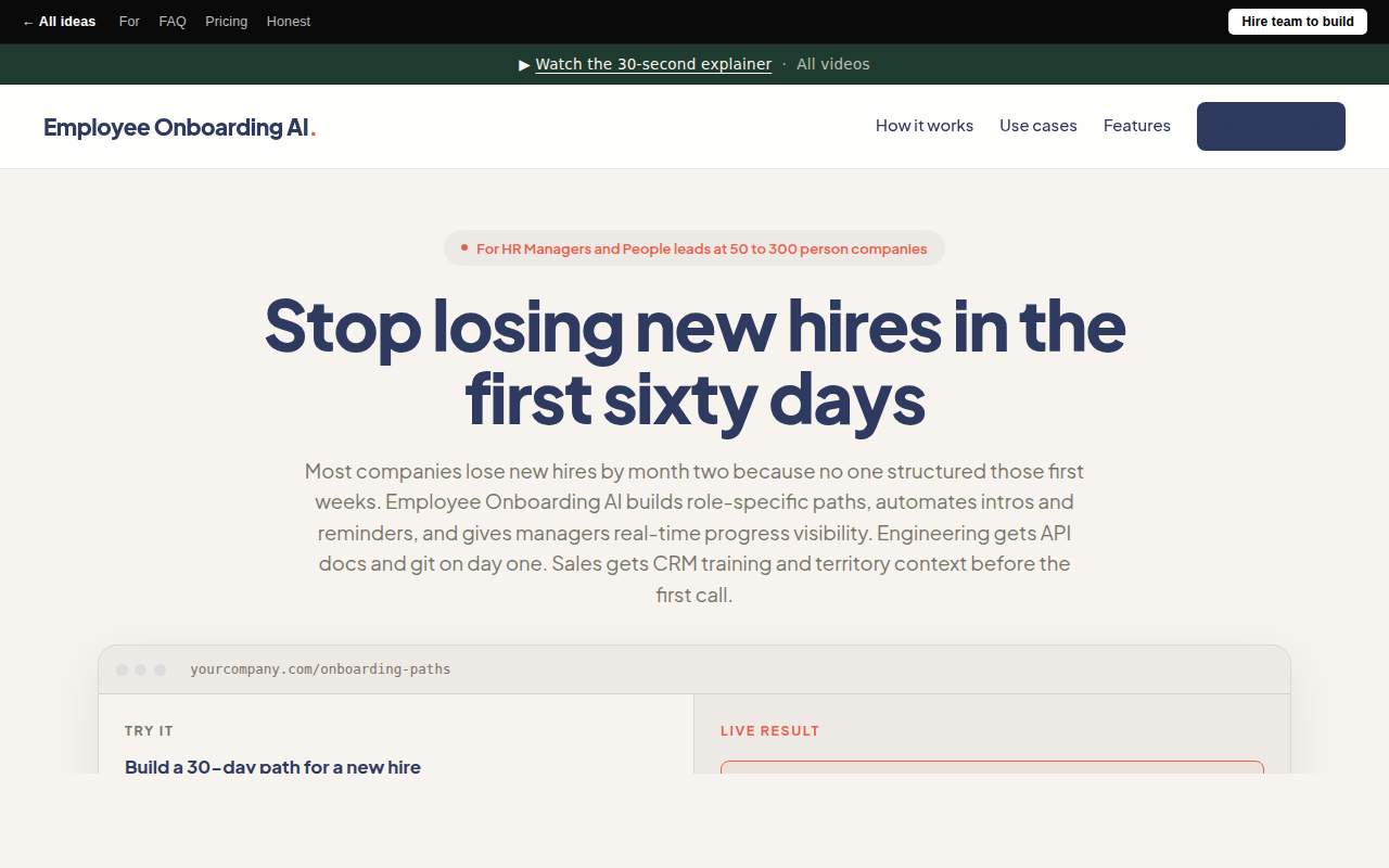 Employee Onboarding AI