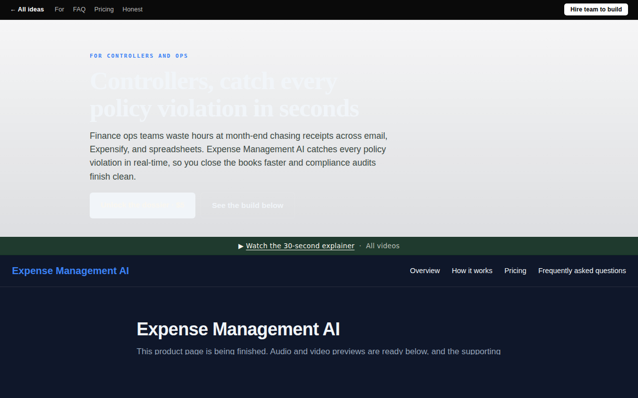 Expense Management AI