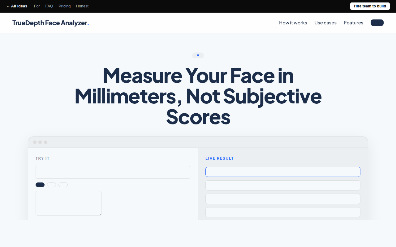 face-measurement-trueprint-scanner