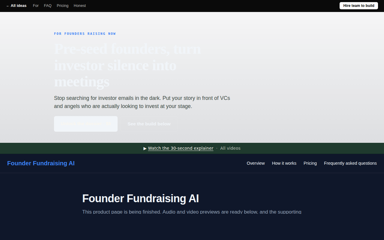 Founder Fundraising AI