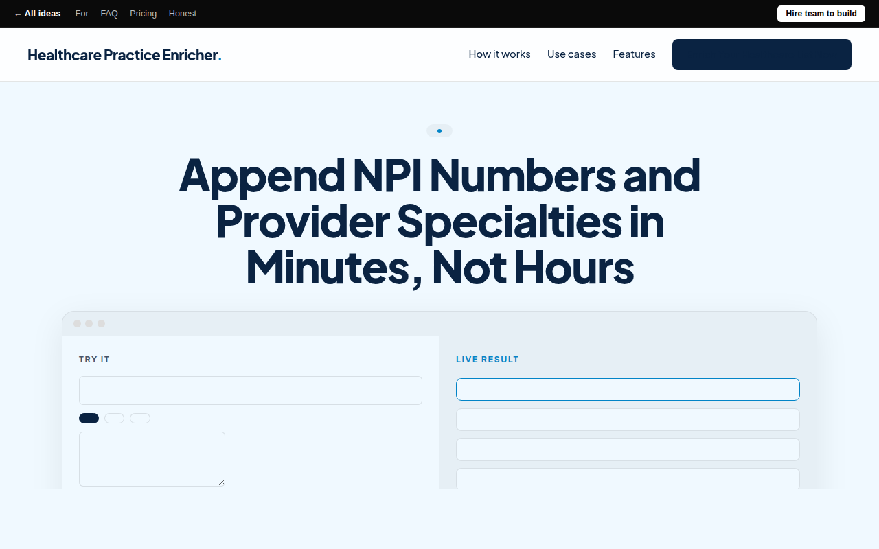 healthcare-practice-enricher