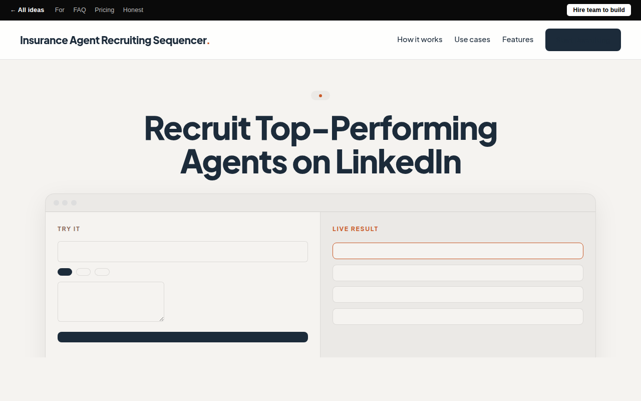 insurance-agent-recruiting-sequencer