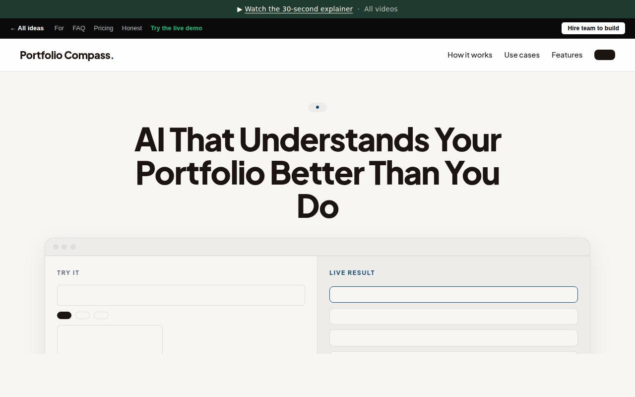 Portfolio Compass