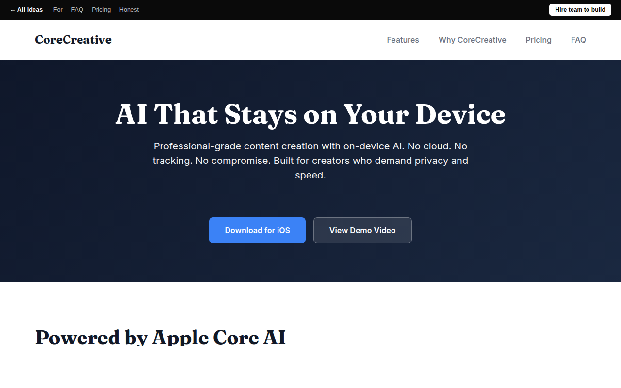 ios-core-ai-on-device-creation-studio