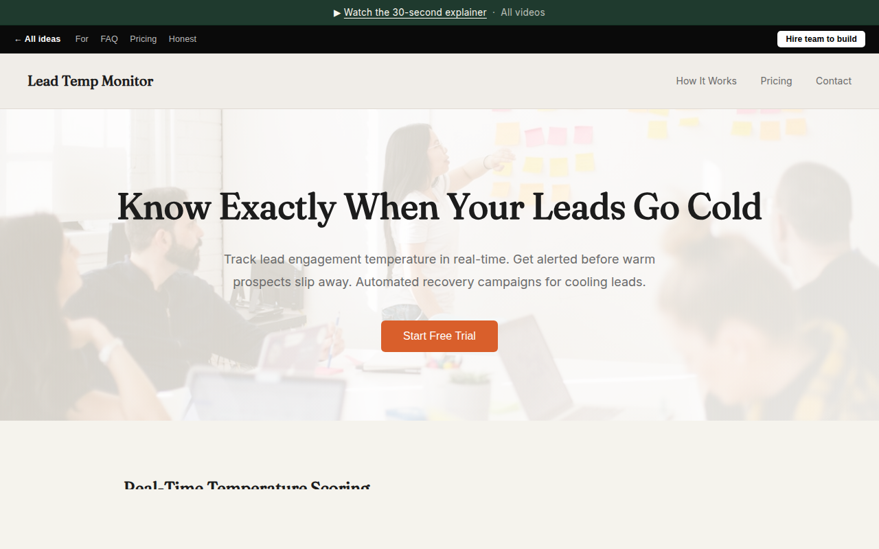 Lead Temperature Monitor
