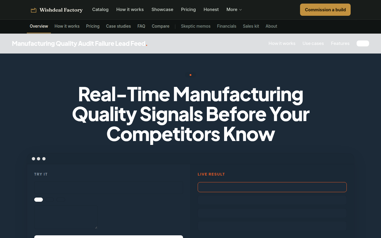 manufacturing-quality-audit-lead-feed