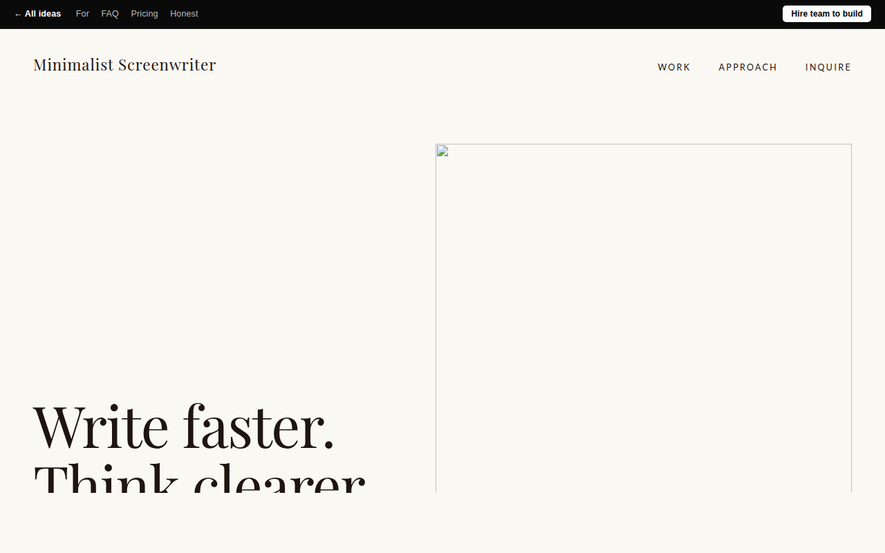 minimalist-screenwriting-app