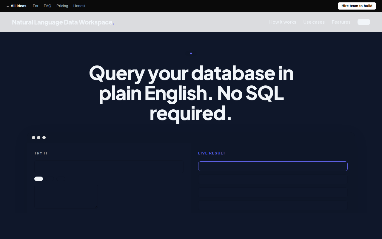 natural-language-data-workspace
