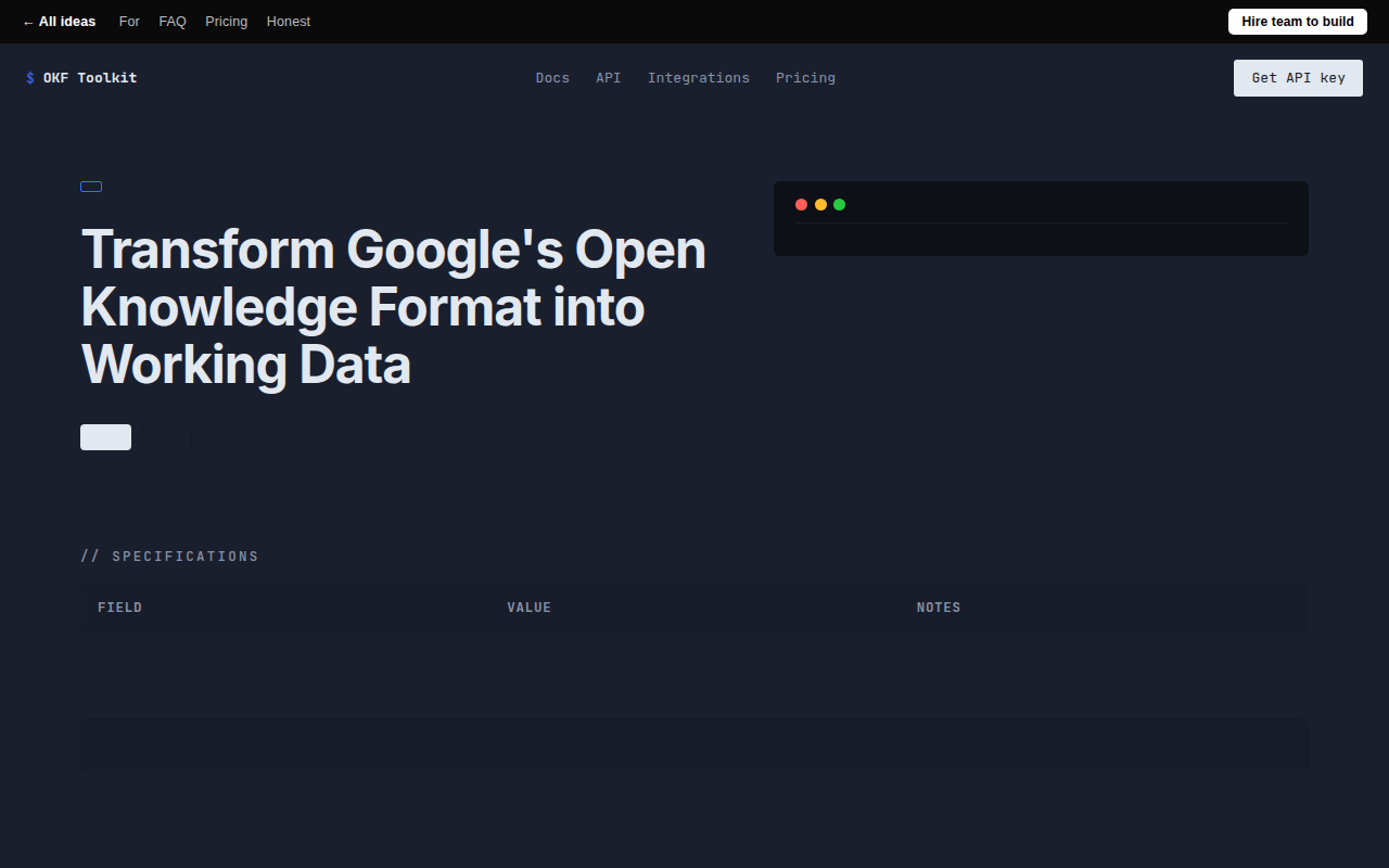 open-knowledge-format-toolkit