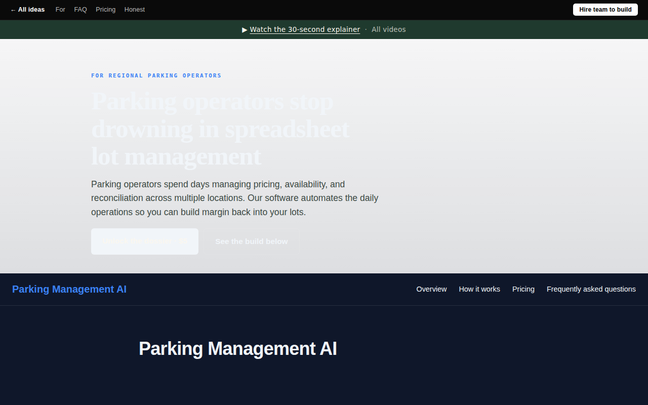 Parking Management AI