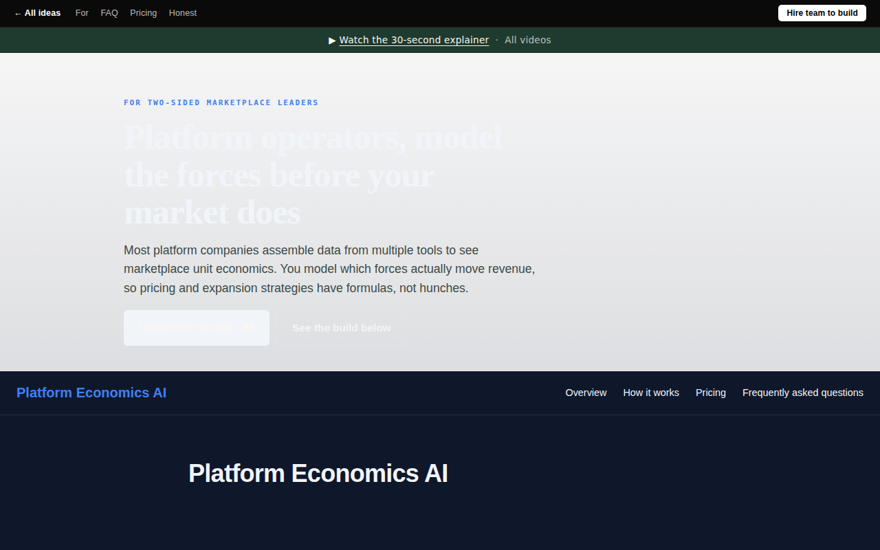 Platform Economics AI
