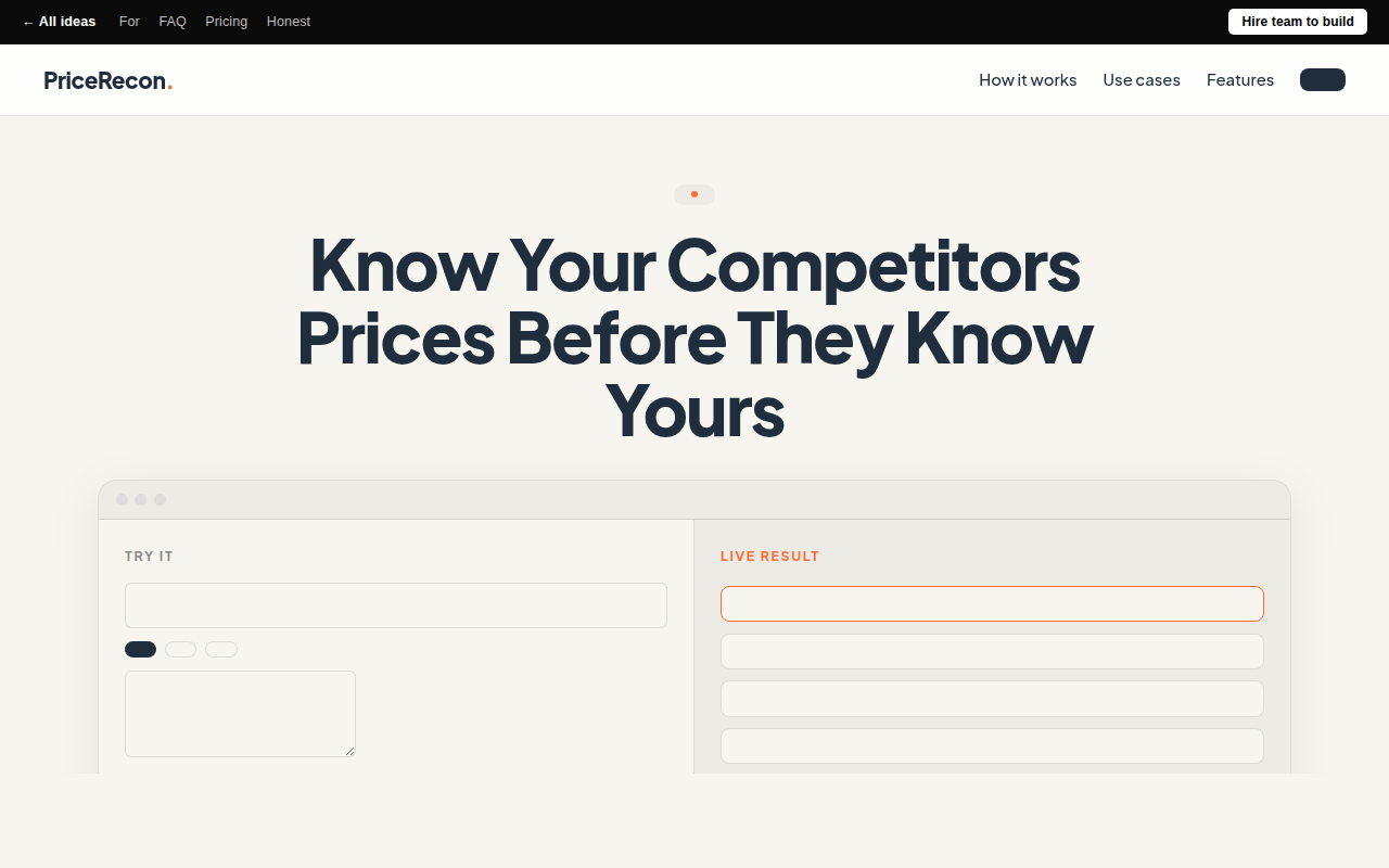 price-recon