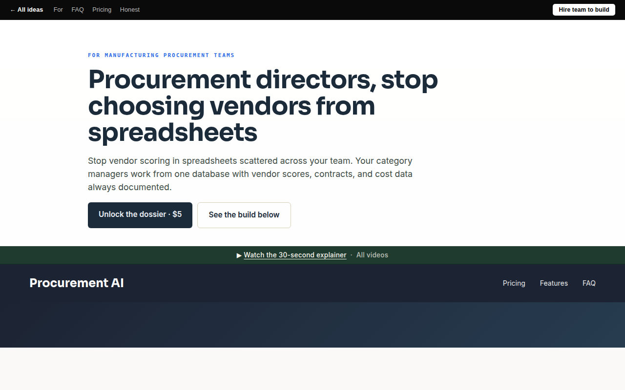 Procurement AI