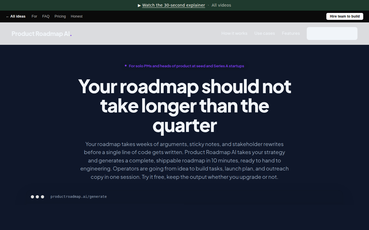 Product Roadmap AI