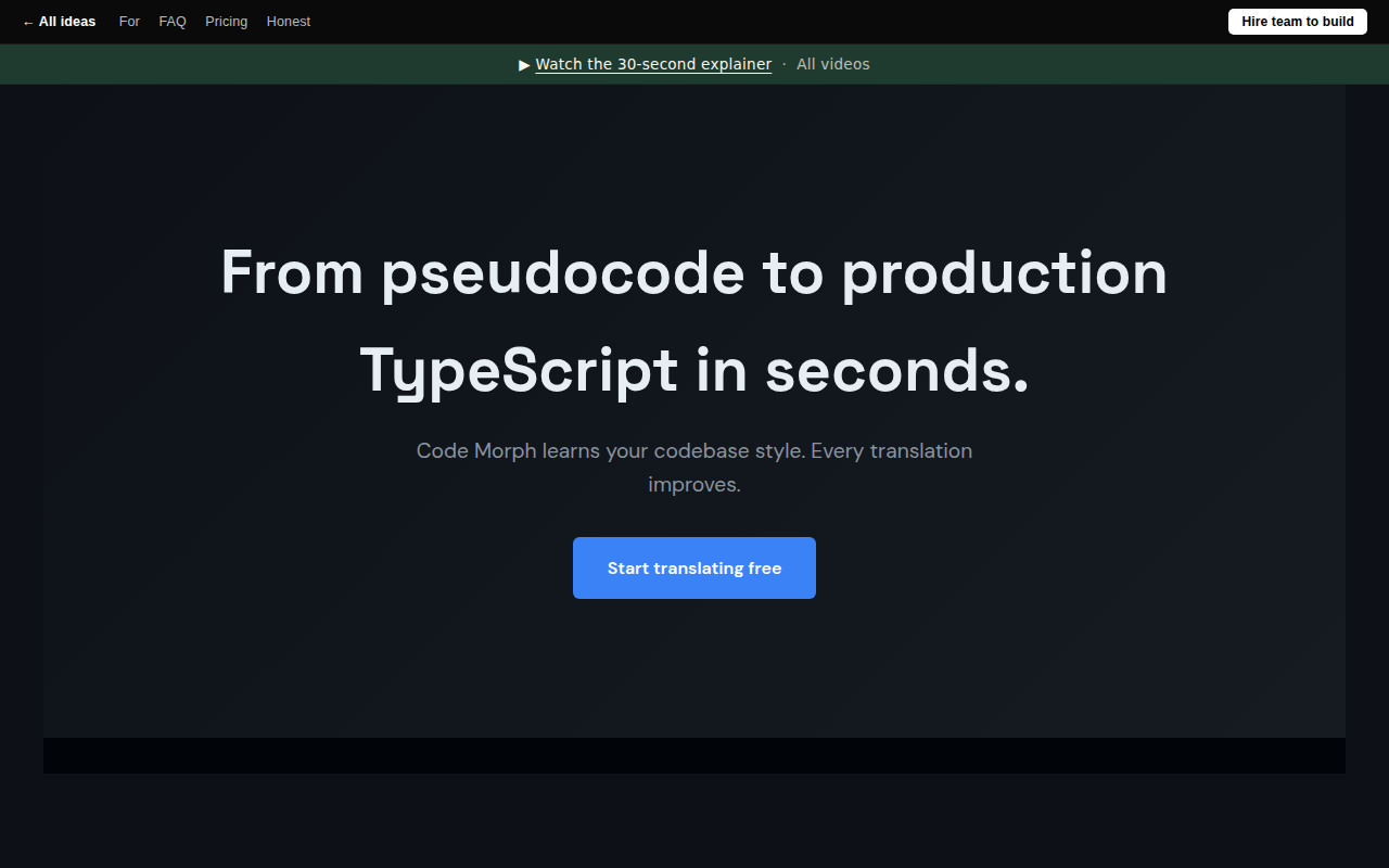 Code Morph