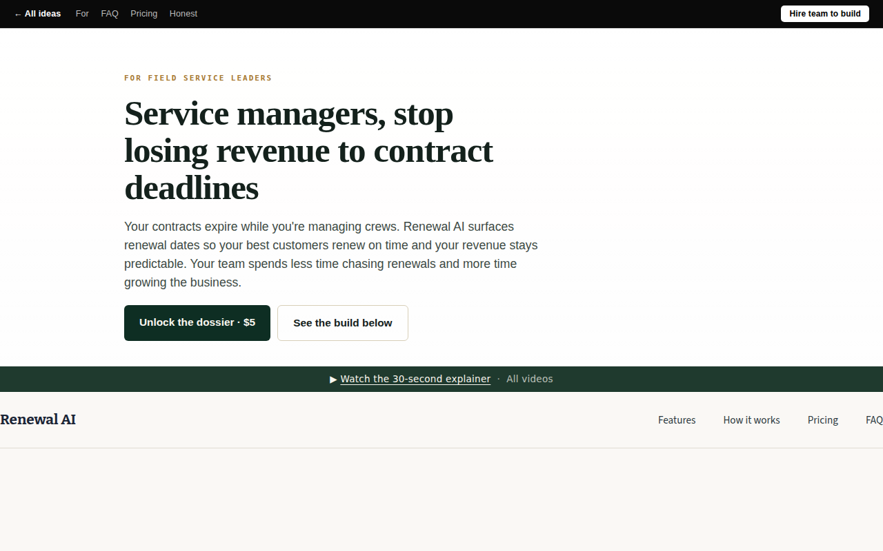 Renewal AI for Service Businesses