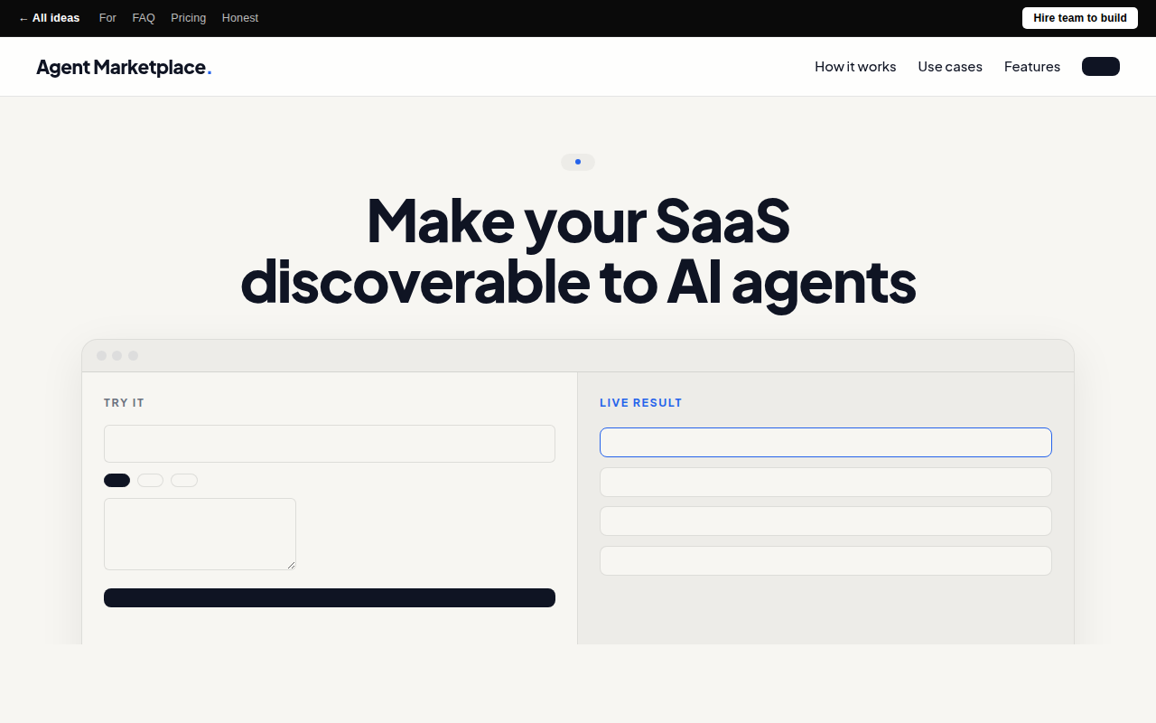 saas-agent-discovery-platform