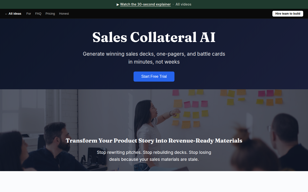 Sales Collateral AI