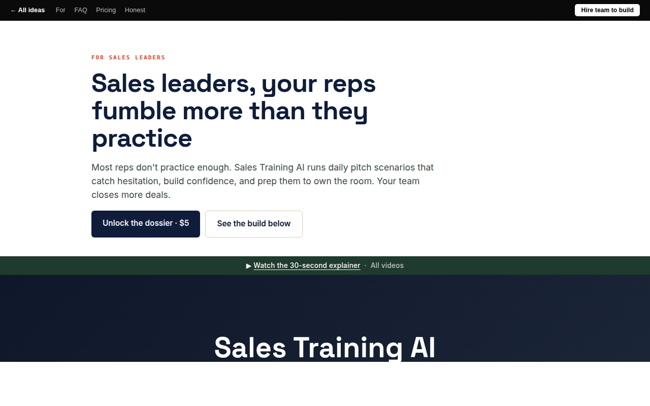 Sales Training AI
