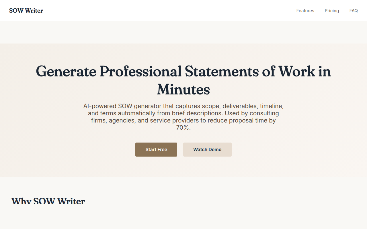 SOW Writer