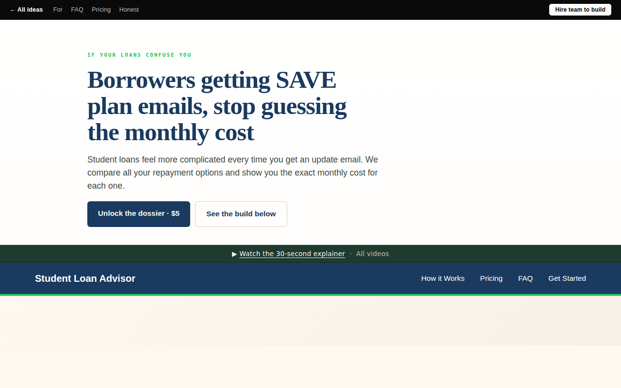 Student Loan Advisor AI