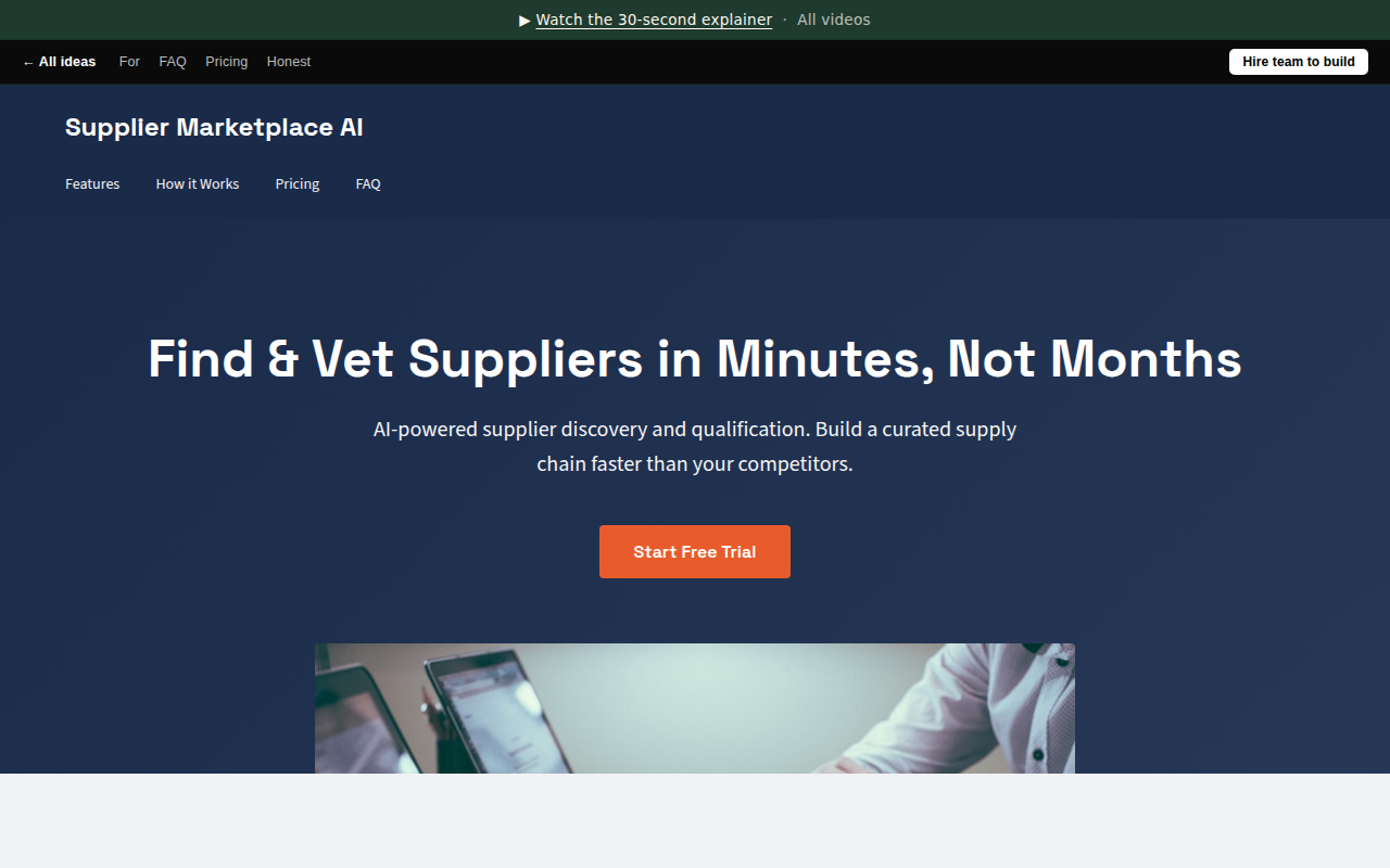 Supplier Marketplace AI