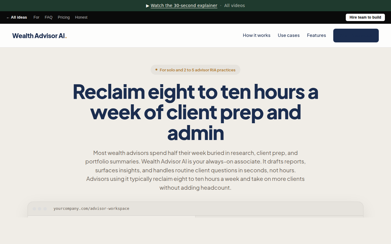 Wealth Advisor AI