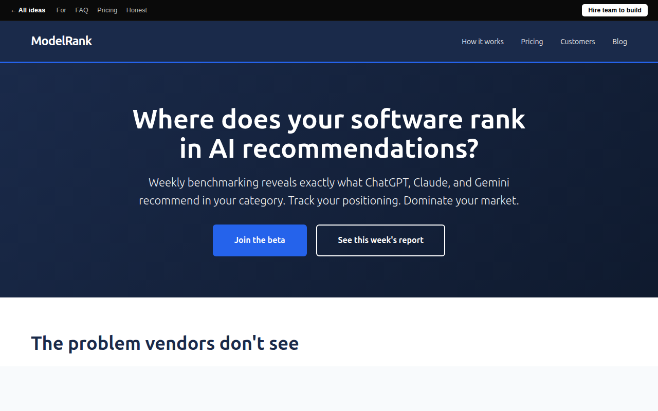 weekly-ai-model-recommendation-benchmarking-servic